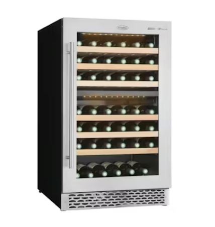 Europace EWC 8871S 87-Bottle Dual Zone Wine Cooler Refrigerator - Perfect for Home Bars, Restaurants, and Wine Cellars