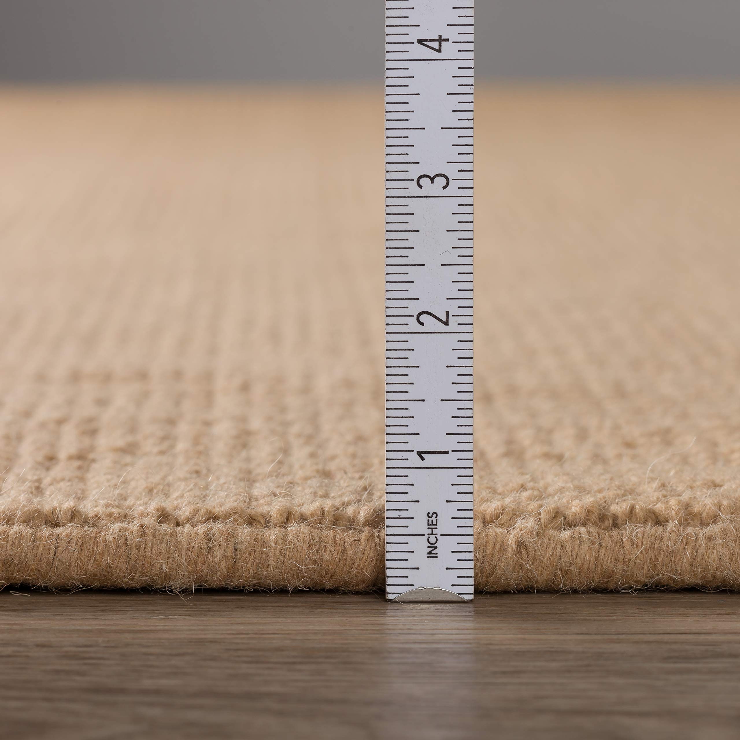 Addison Rugs Jaxon Area Rug 3.5x5.5 Feet, Soft Tan Modern Living Room Rug - Perfect for Bedroom, Dorm, Office & Home Decor