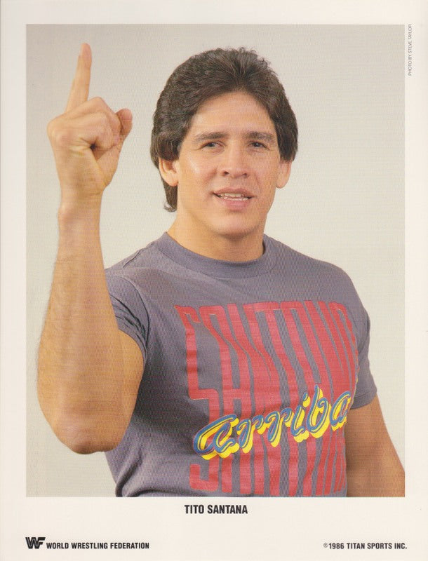 1986 Tito Santana Wrestling Action Figure - Vintage WWF Collectible Toy for Wrestling Fans & Memorabilia Collectors - Perfect for Display, Gifts & Nostalgic Wrestling Collections