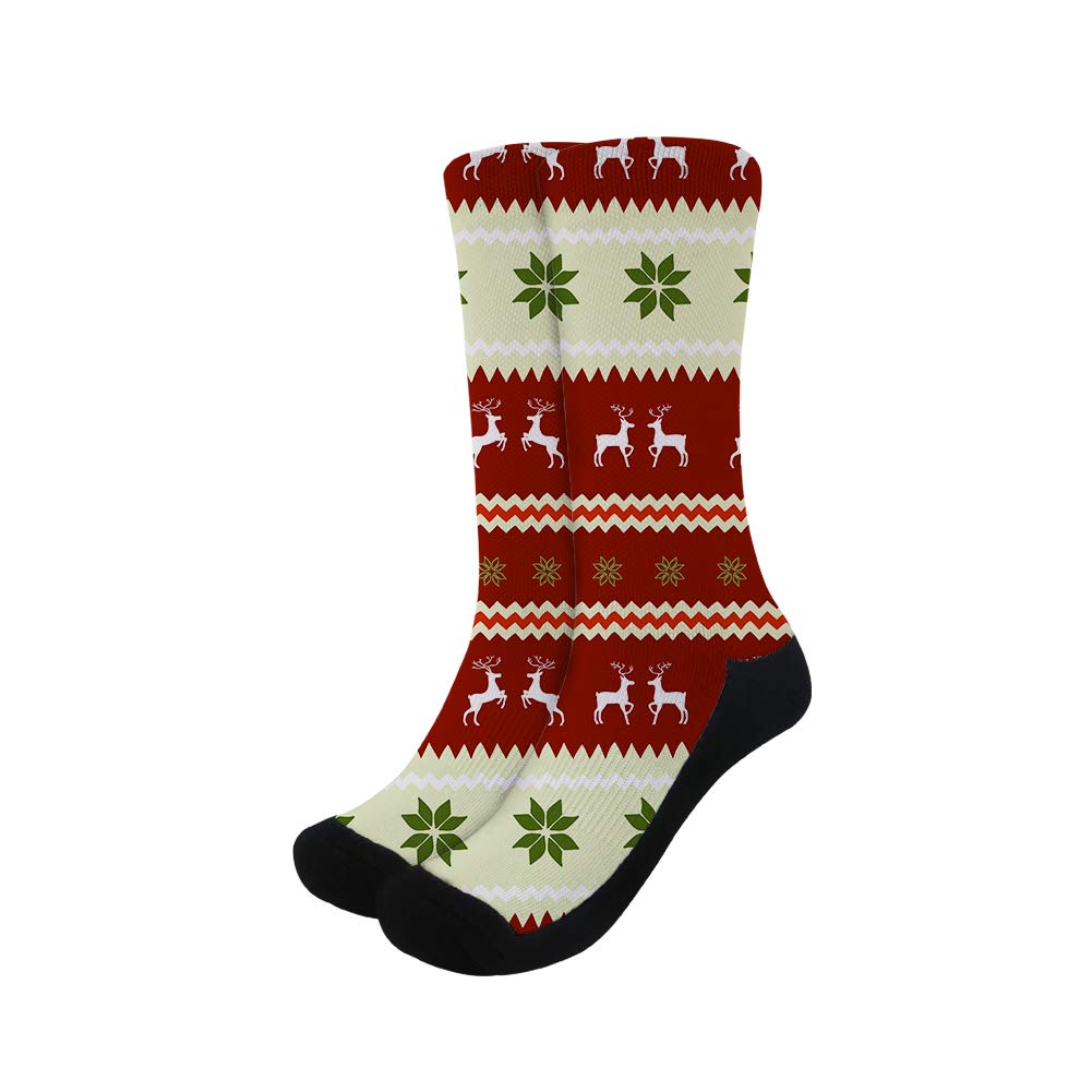 HUGS IDEA Leopard Print Crew Socks for Women, Men, Girls & Boys - Fun Animal Design, Comfortable & Stylish - Perfect for Casual Wear, Gifts & Everyday Fashion