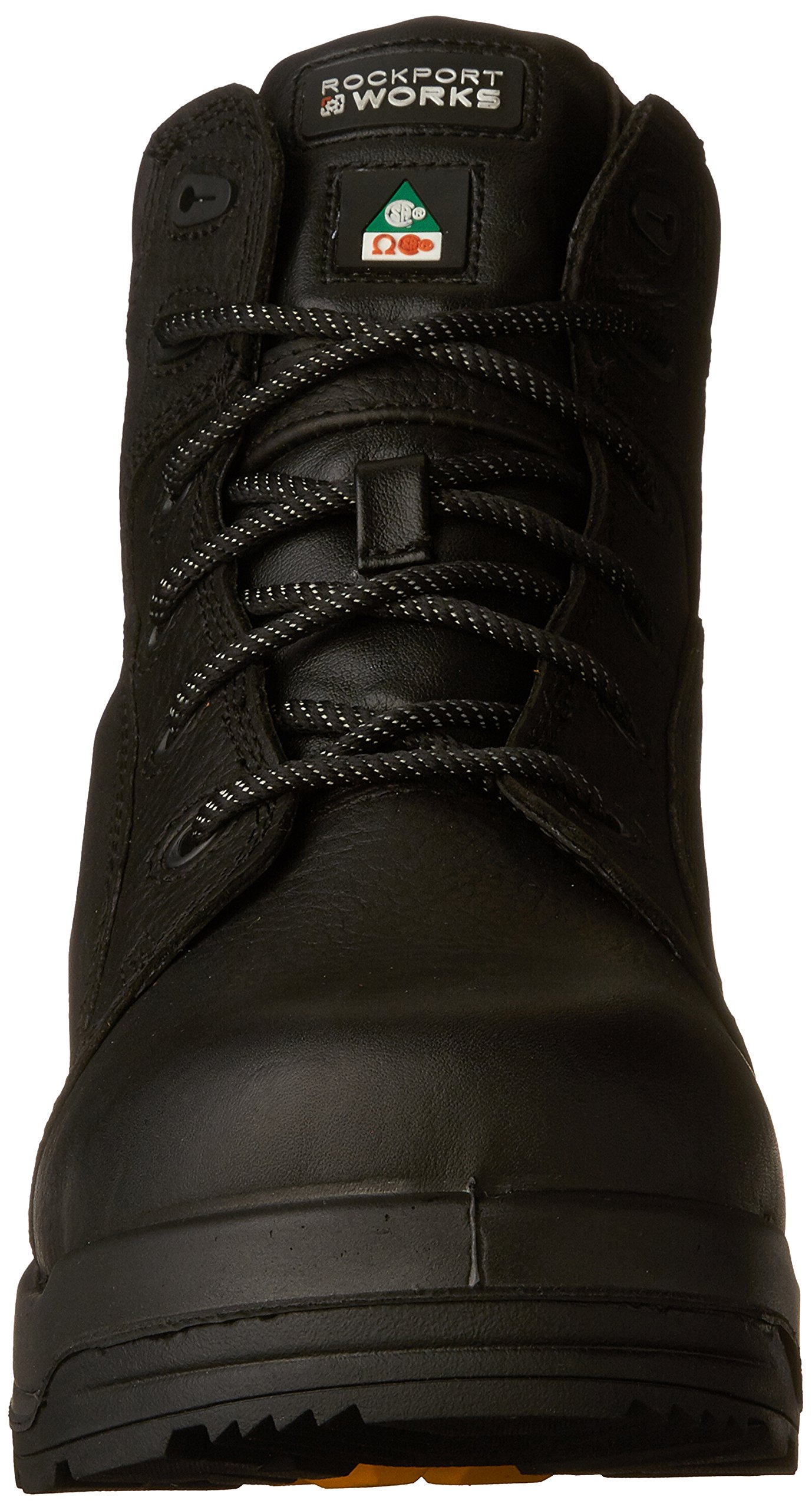 Rockport Works Men's More Energy IR6635 Waterproof Steel Toe Construction Boot - Durable Work Boots for Construction, Landscaping & Outdoor Jobs