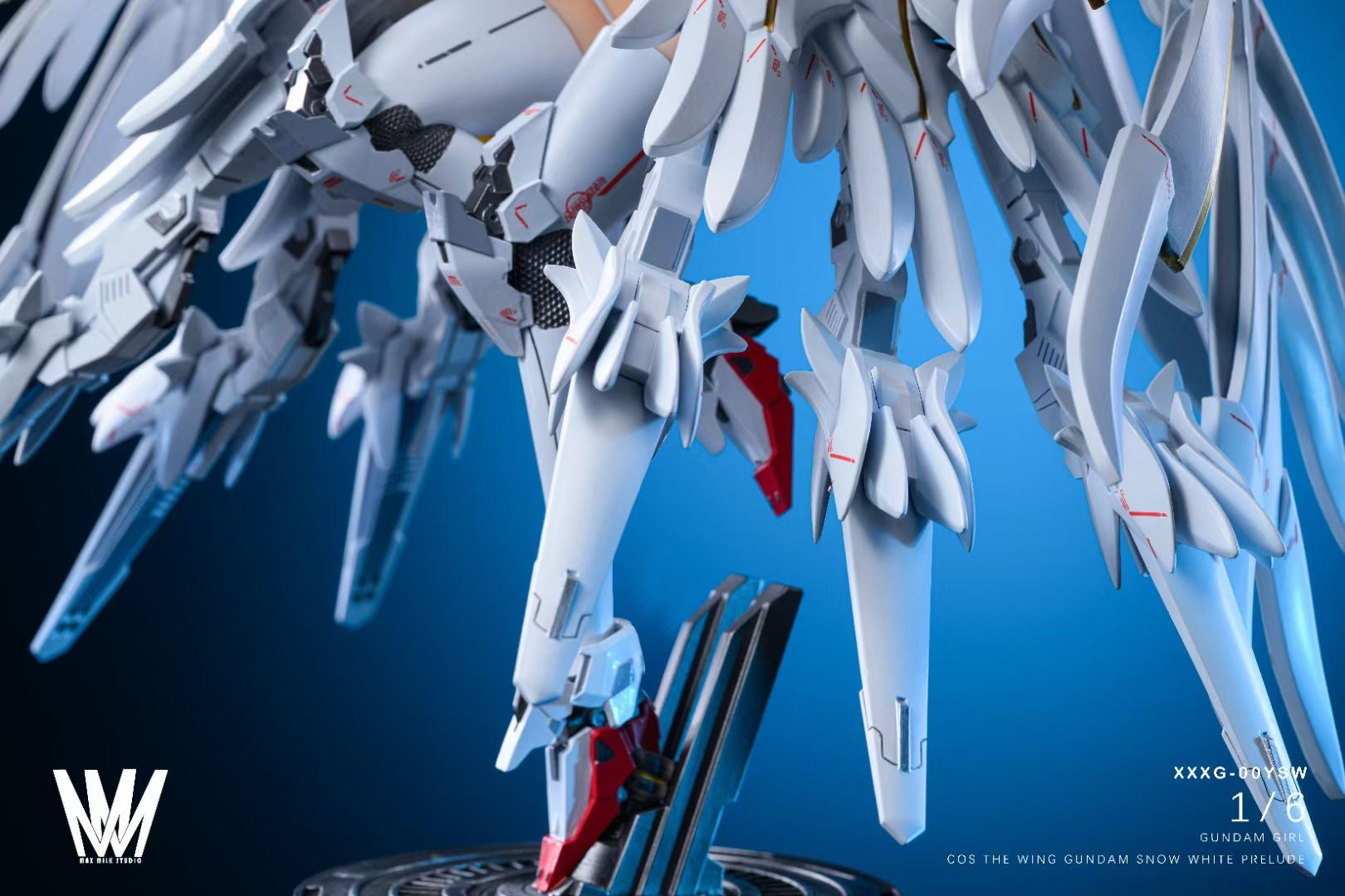MMS Studio The Wing Gundam Girl - Anime Model Kit for Gundam Wing Fans | Perfect for Collectors & Display | DIY Building & Painting Hobby Project