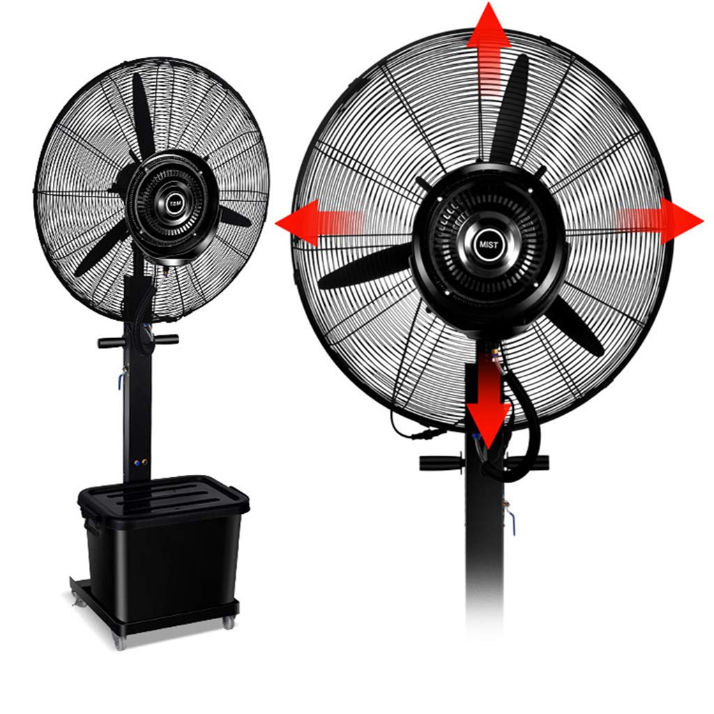 Industrial Floor Fan with Oscillation - Ultra Quiet Standing Pedestal Fan for Bedroom, Office & Shop | Powerful Cooling for Large Indoor Spaces | Perfect for Home, Warehouse & Commercial Use