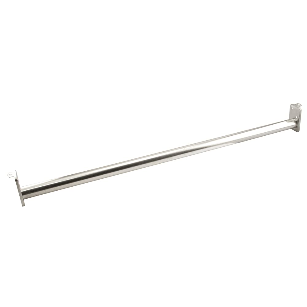 Prime-Line MP7104 Adjustable Closet Rod - Steel, Zinc Plated (48-72 Inch Expandable) - Heavy Duty Closet Organizer for Bedroom, Walk-in Closet & Wardrobe Storage Solutions