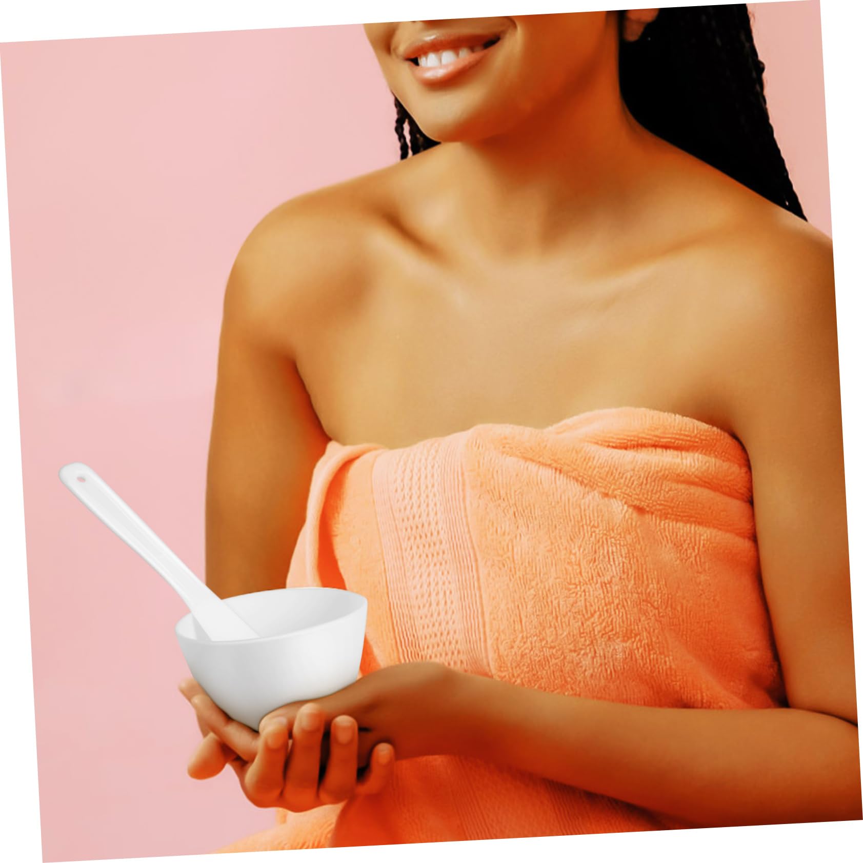 Premium Silicone Facial Mask Mixing Bowl Set - DIY Skincare Tool for Mud Masks, Creams & Serums - Perfect for At-Home Spa & Professional Salon Use - White