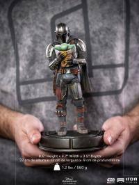 Iron Studios The Mandalorian & Grogu BDS Art Scale 1/10 Statue - Premium Collectible Figure for Star Wars Fans, Home Display & Gift Idea
