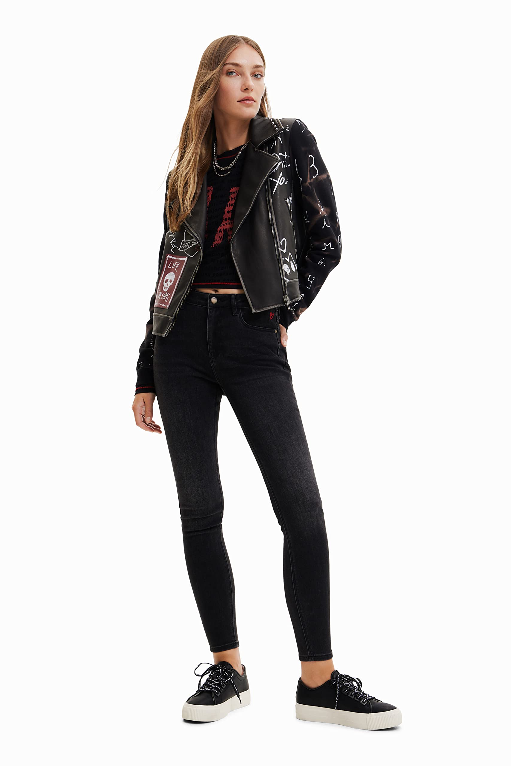 Desigual Women's Faux Fur Winter Coat - Warm & Stylish Outerwear for Cold Weather | Perfect for Casual Outings, Office Wear & Holiday Parties