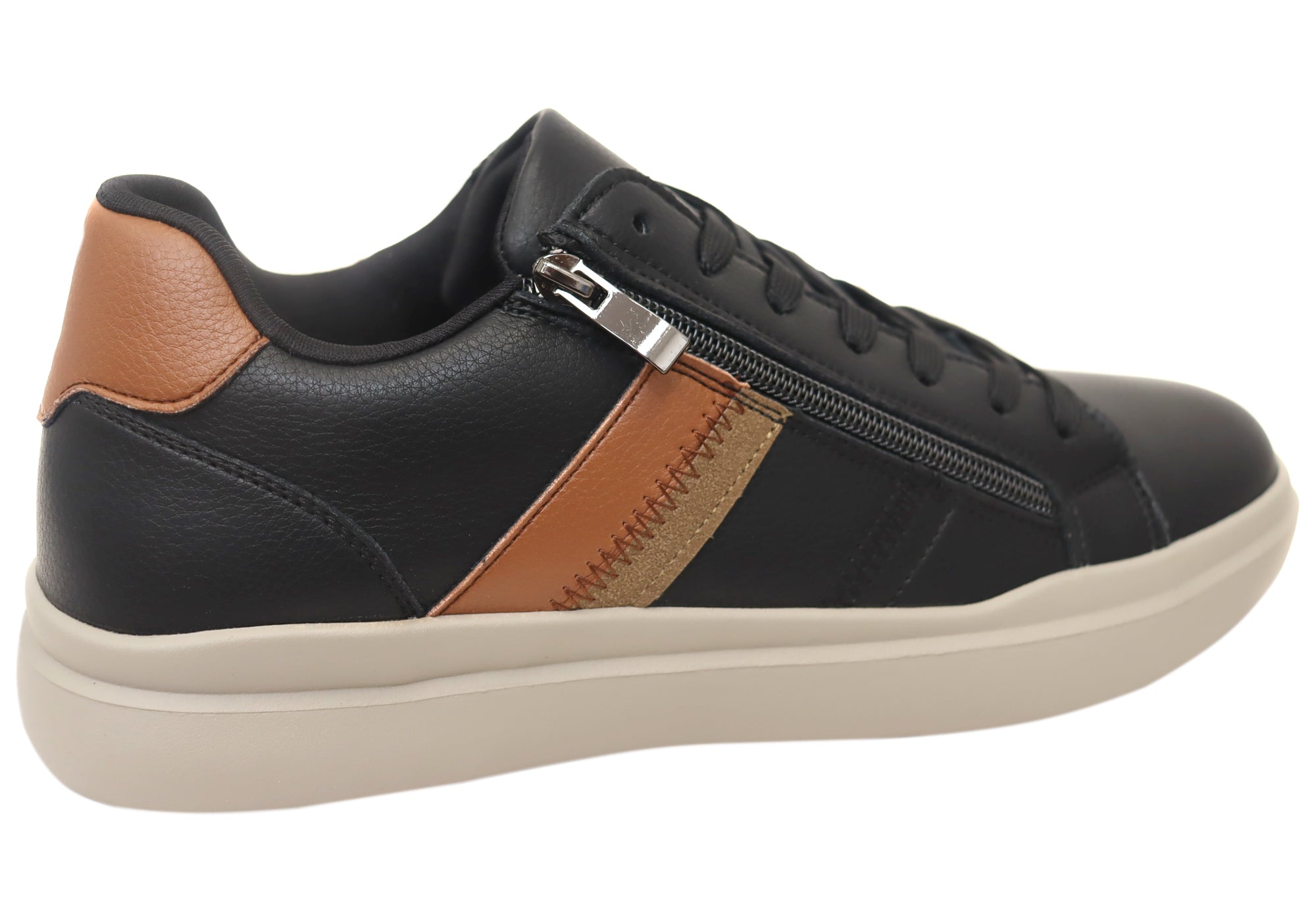 JM 33 Smither Men's Comfortable Breathable Lace Up Casual Sneakers - Perfect for Walking, Work & Everyday Wear