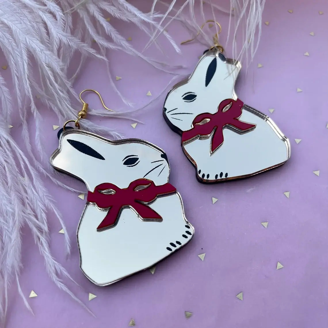 Easter Chocolate Bunny Earrings - Cute Bunny Rabbit Jewelry for Women - Perfect for Easter Gifts, Spring Parties & Holiday Festivities