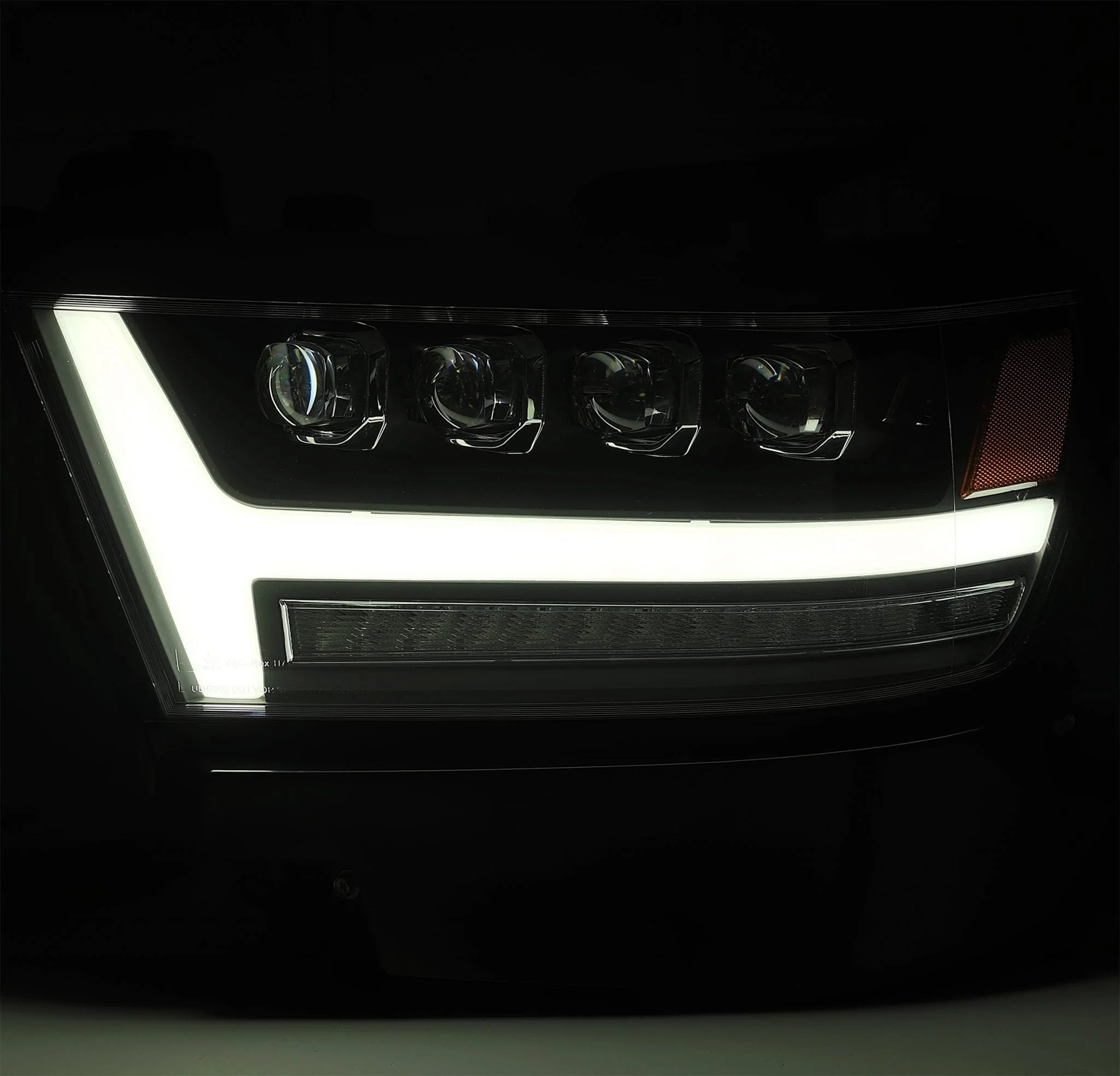 AlphaRex NOVA LED Projector Headlights for Ram 1500 (2019-2024) - Black Housing - High Performance Lighting Upgrade for Night Driving & Off-Road Adventures