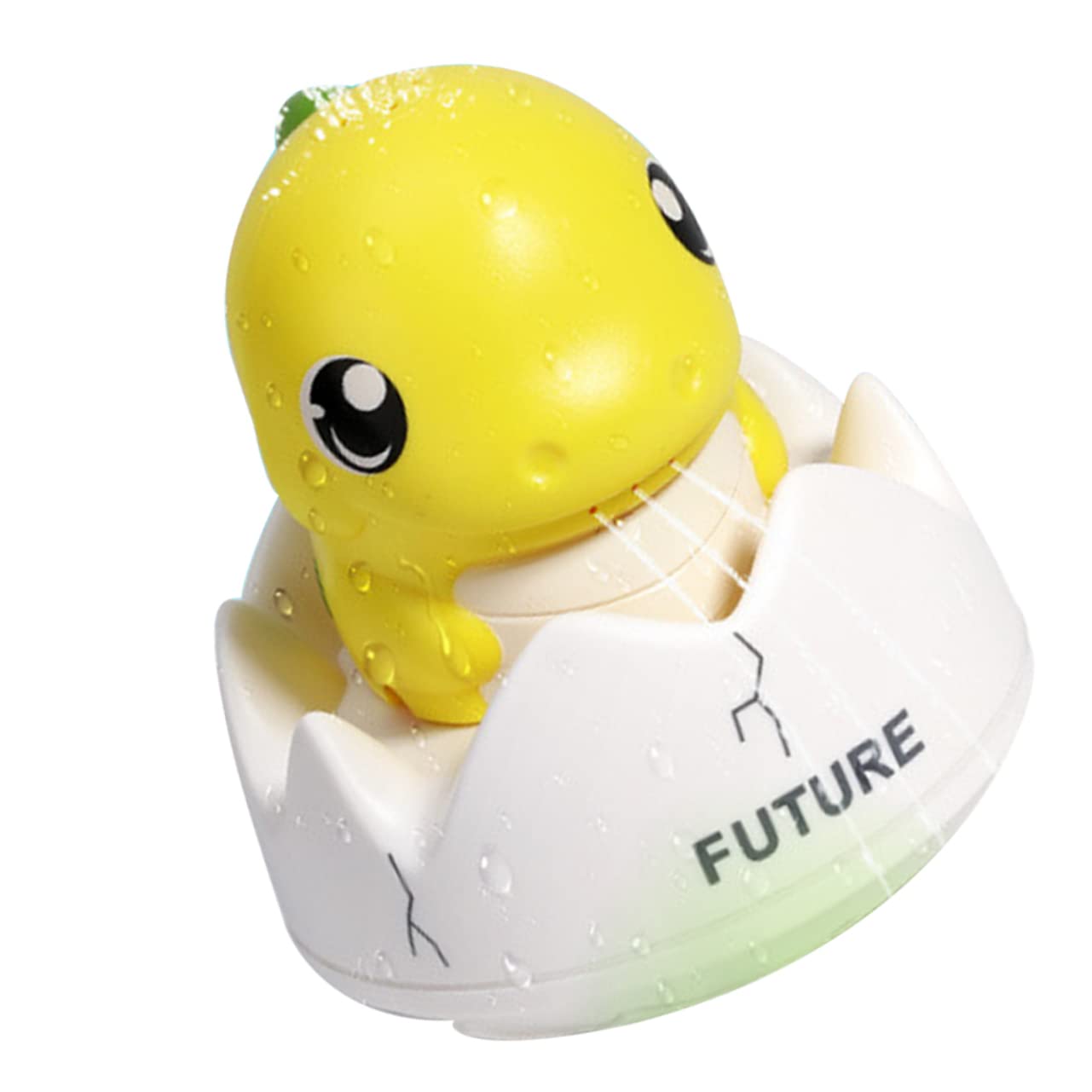 VICASKY 3-Piece Dinosaur Bath Toys Set - Fun Floating Plastic Bathtub Toys for Toddlers & Kids (Yellow) - Perfect for Bath Time Play, Sensory Learning & Pool Party Favors