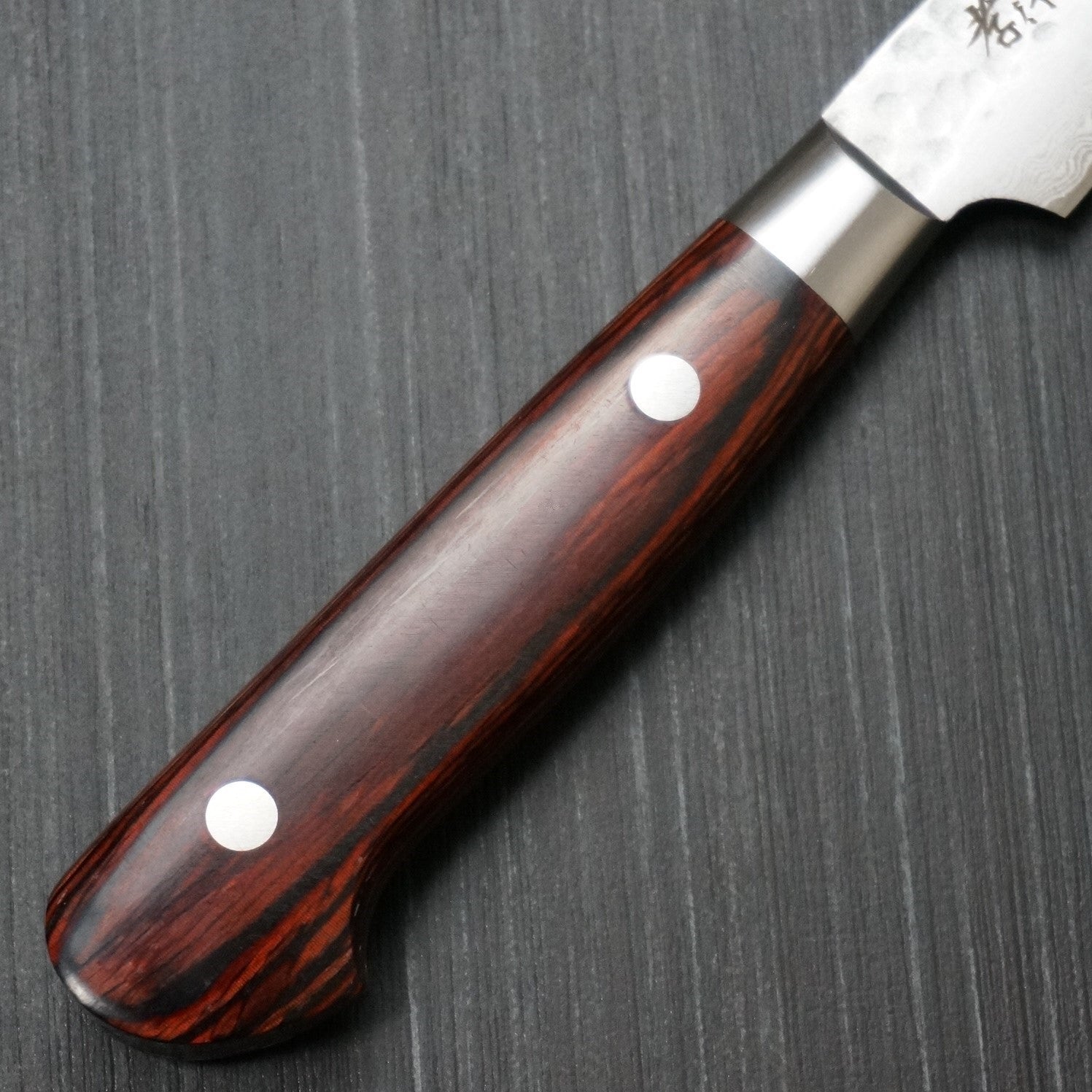 Premium Sakai Takayuki 80mm Petty Knife - 33-Layer Hammered Damascus VG10 Steel Blade - Perfect for Slicing Fruits, Vegetables & Precision Kitchen Tasks