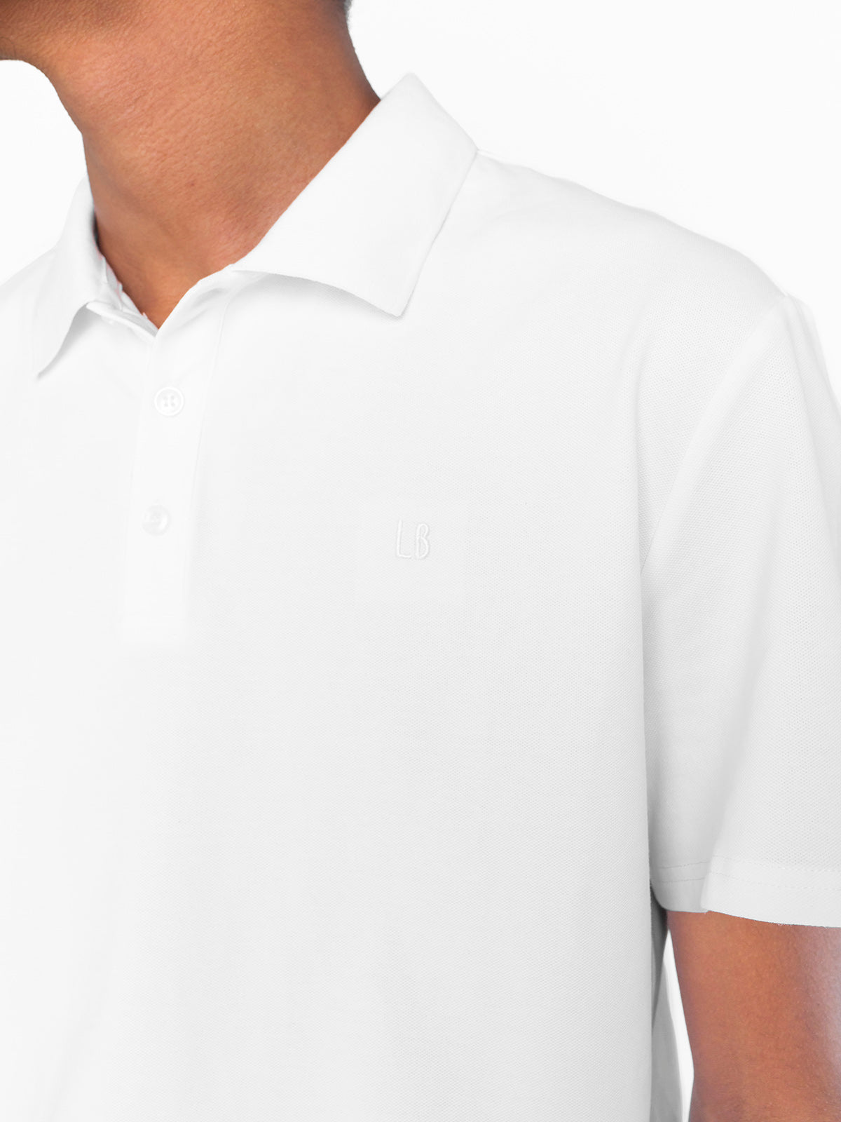 Premium Men's Classic Polo Shirt - Breathable Cotton, Slim Fit, White - Perfect for Casual Wear, Office & Golf Outings