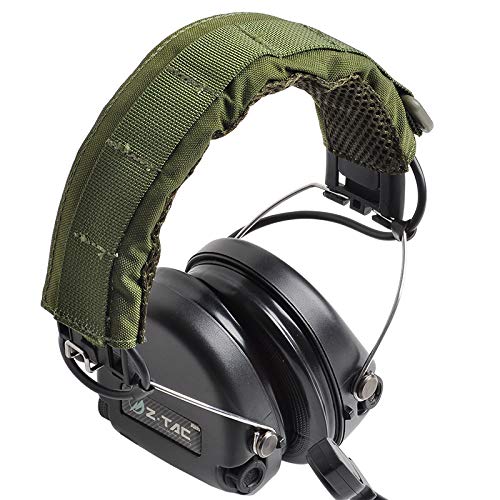 OPSMEN Tactical Headset Cover - Advanced Modular Molle Headband for Earmuffs & Headphones (Multicam) - Military, Shooting Range, Airsoft & Outdoor Activities Accessory