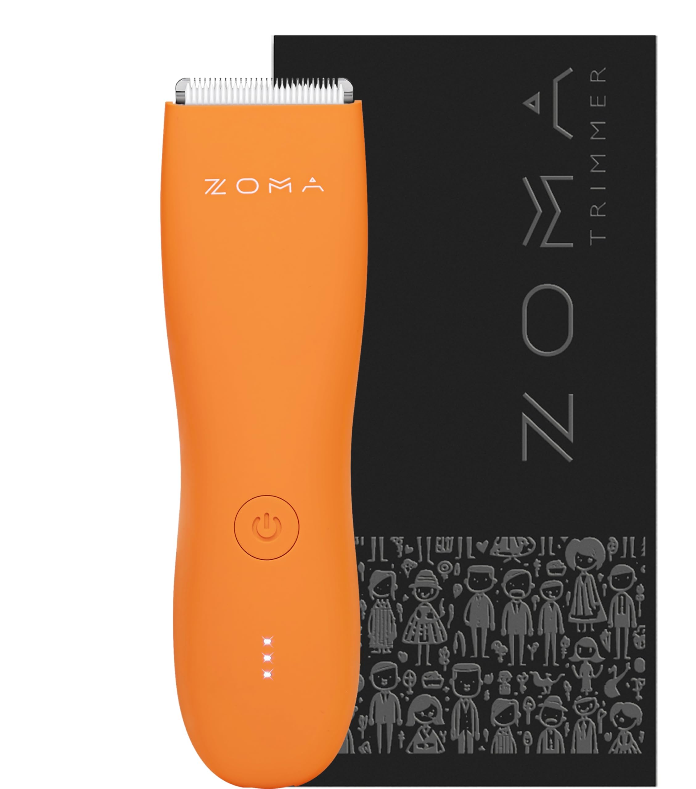 ZOMA Electric Razor for Men - Manscape Ball Trimmer & Body Beard Groomer | Waterproof Men's Shaver for Pubic Hair & Facial Hair | Perfect Birthday Gift for Him - Home & Travel Use