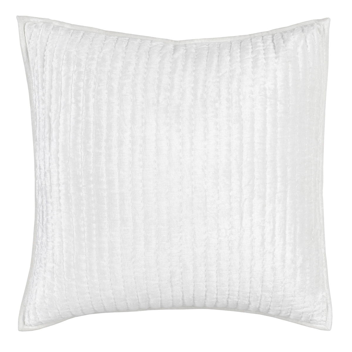Luxury Bari Velvet Sham - Soft & Breathable Pillow Cover for Bedroom Decor - Perfect for Master Bedroom, Guest Room & Hotel Stays