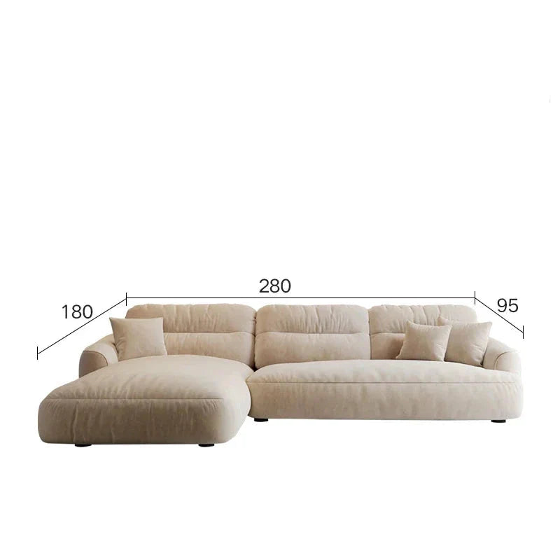 Lazy Para Sectional Lounge Sofa - Modern Comfort for Ultimate Relaxation | Perfect for Living Room, Home Theater & Family Gatherings