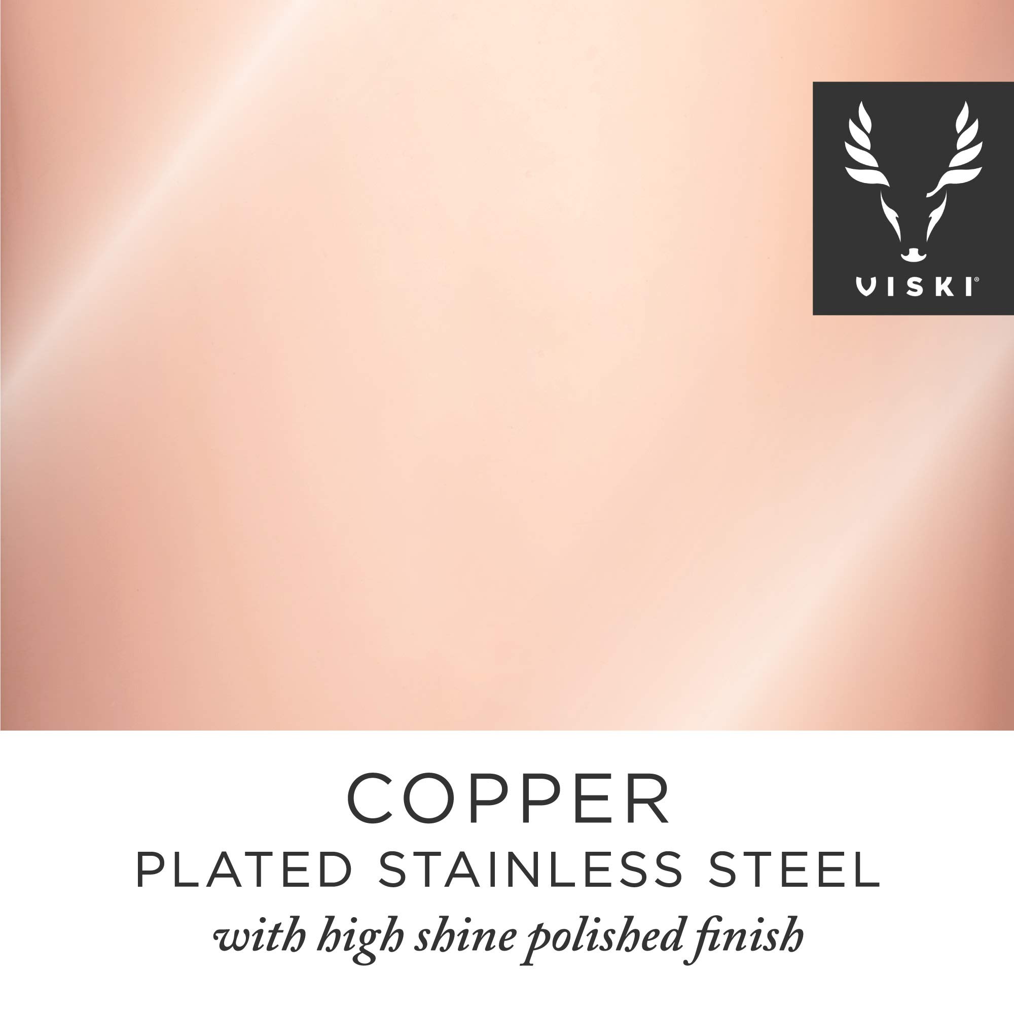 Premium Copper Cocktail Shaker Set - 16.5 oz Professional Stainless Steel Drink Mixer with Bar Strainer for Martini & Margarita | Bar Tools for Home Bartending, Parties & Mixology | Polished Copper Finish