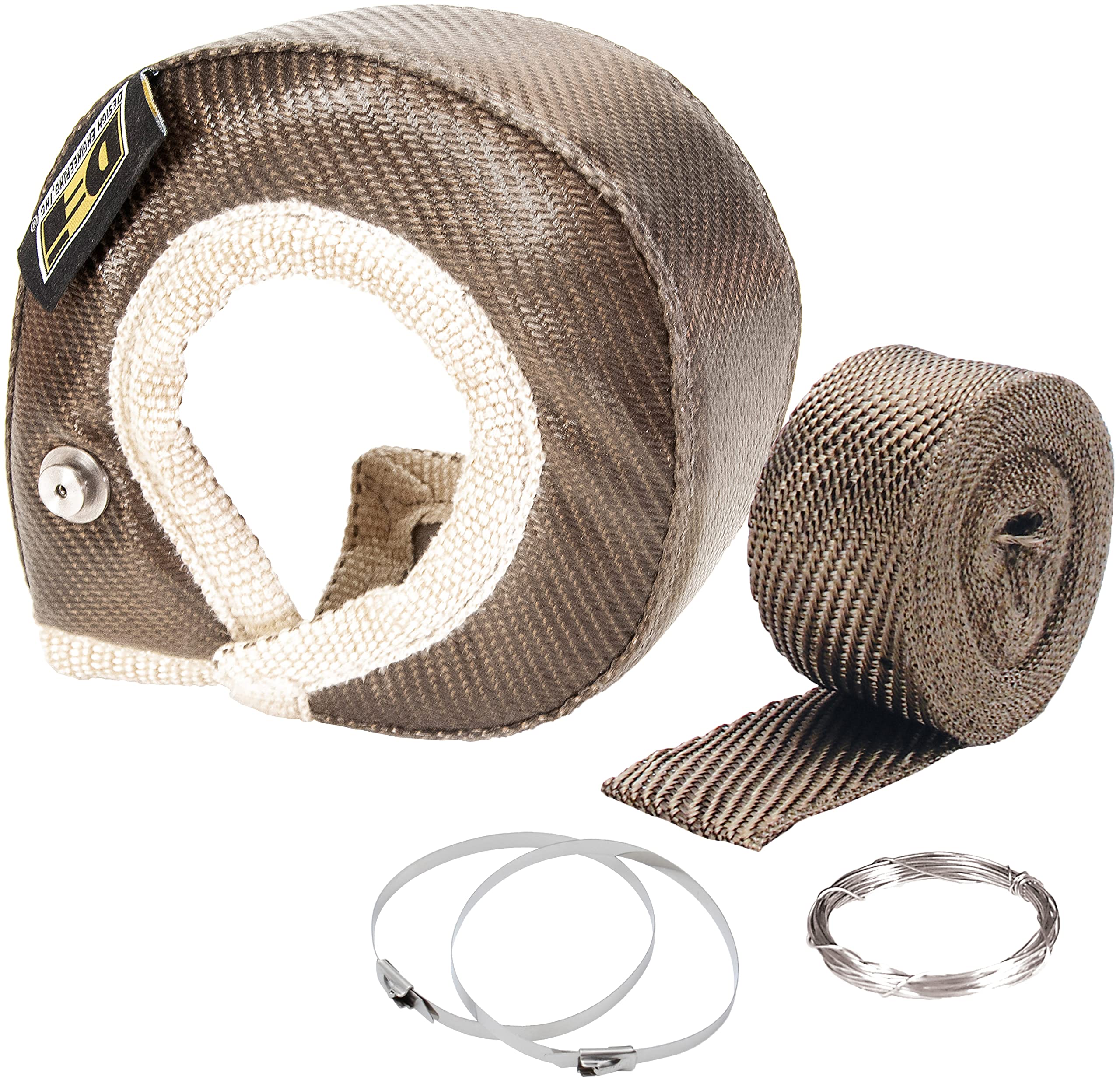 Design Engineering 10246 T25/T28 GEN-3 Titanium Turbo Shield Blanket Kit - High Heat Protection for Turbochargers - Perfect for Performance Cars & Racing Applications