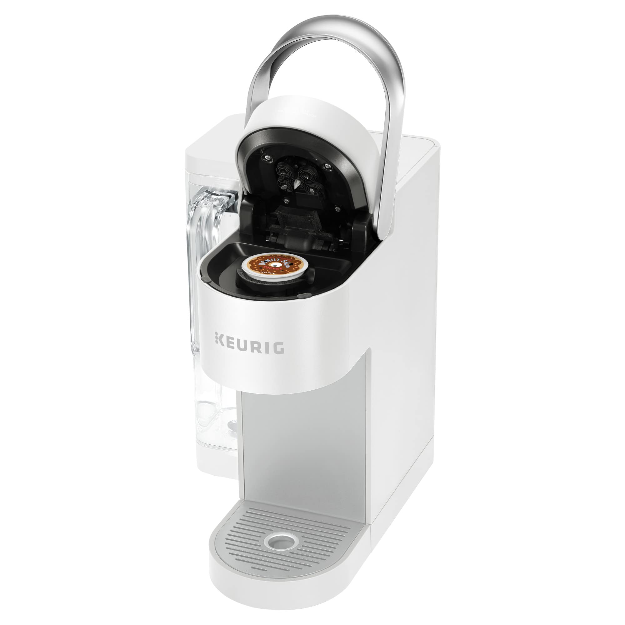 Keurig K-Supreme SMART WiFi Single Serve Coffee Maker - 4 Brew Sizes, 66oz Removable Water Reservoir, Alexa Compatible, White - Perfect for Home, Office & Kitchen Use