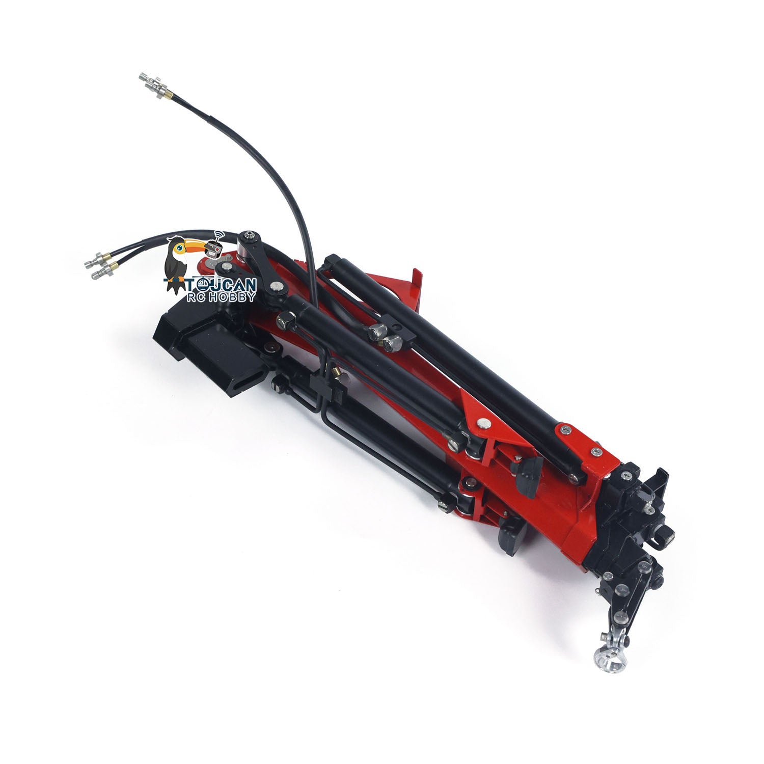 Limited Stock Metal Fly Jib Arm Crane for 1/14 Scale RC Hydraulic Dumper Truck - Compatible with 770S, R620, 3363 Model Vehicles | DIY Radio Controlled Tipper Tractor Accessory | Perfect for Construction Site Simulation & RC Truck Enthusiasts
