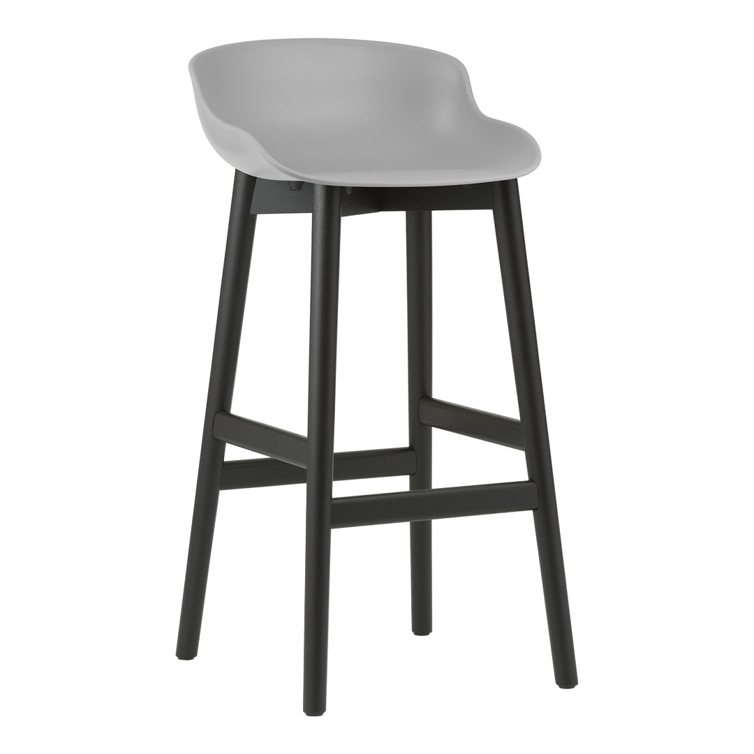 Premium Hyg Bar Stool with Solid Wood Base - Modern Kitchen Island & Home Bar Seating - Perfect for Dining, Entertaining & Small Spaces