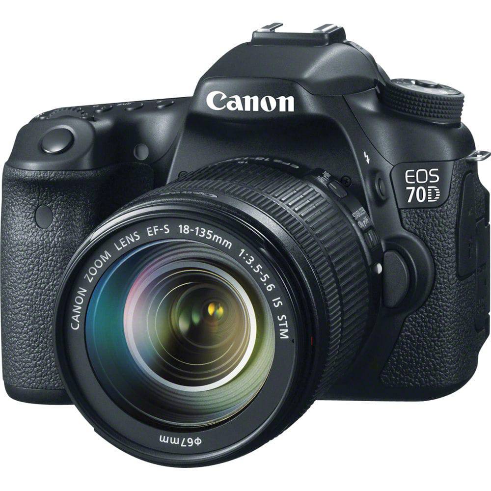 Canon EOS 70D/80D DSLR Camera with 18-135mm f/3.5-5.6 STM Lens - Professional Photography for Travel, Sports & Portraits - USA Version