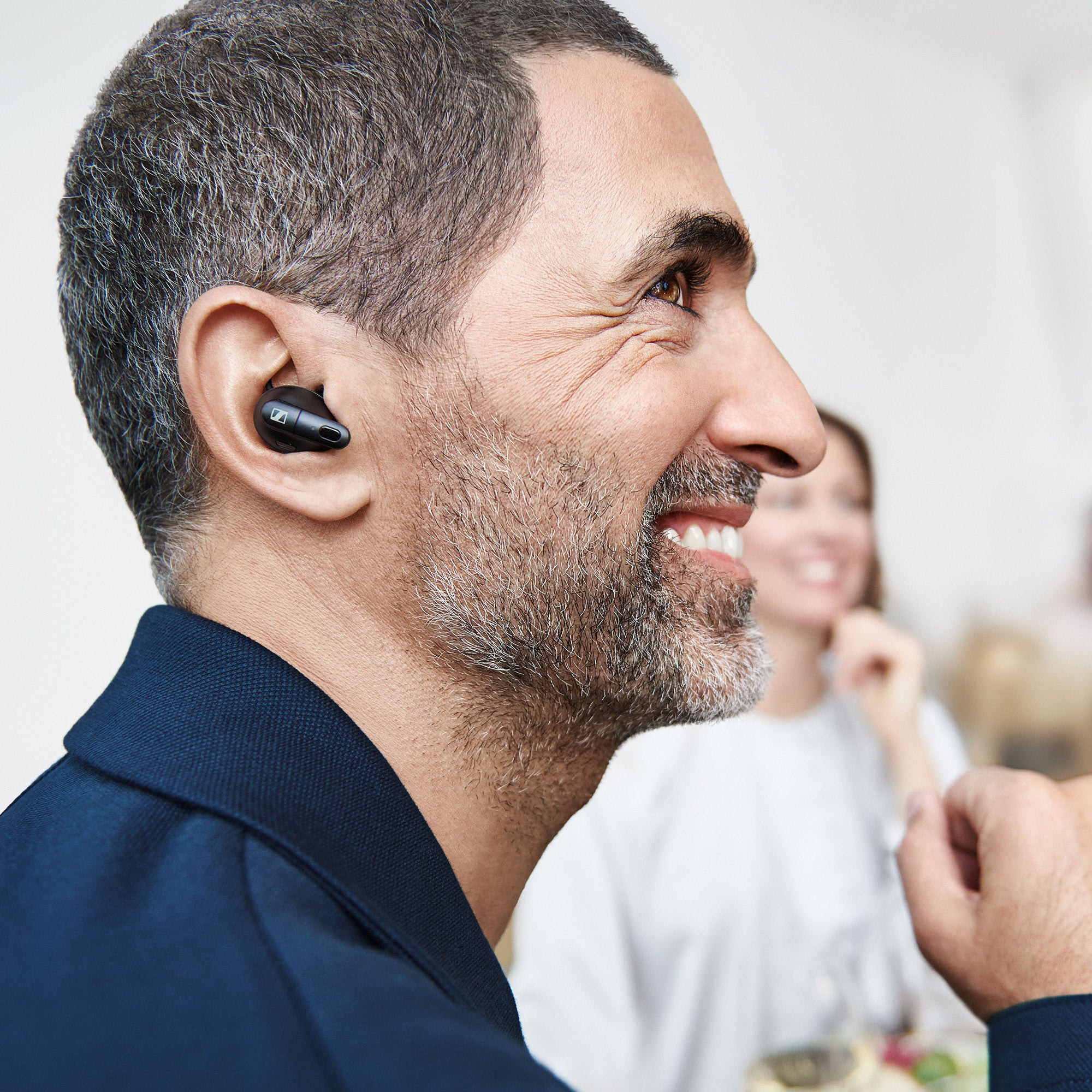Sennheiser Conversation Clear Plus Wireless Bluetooth Earbuds with Noise Cancellation - Perfect for Work Calls, Online Meetings & Travel