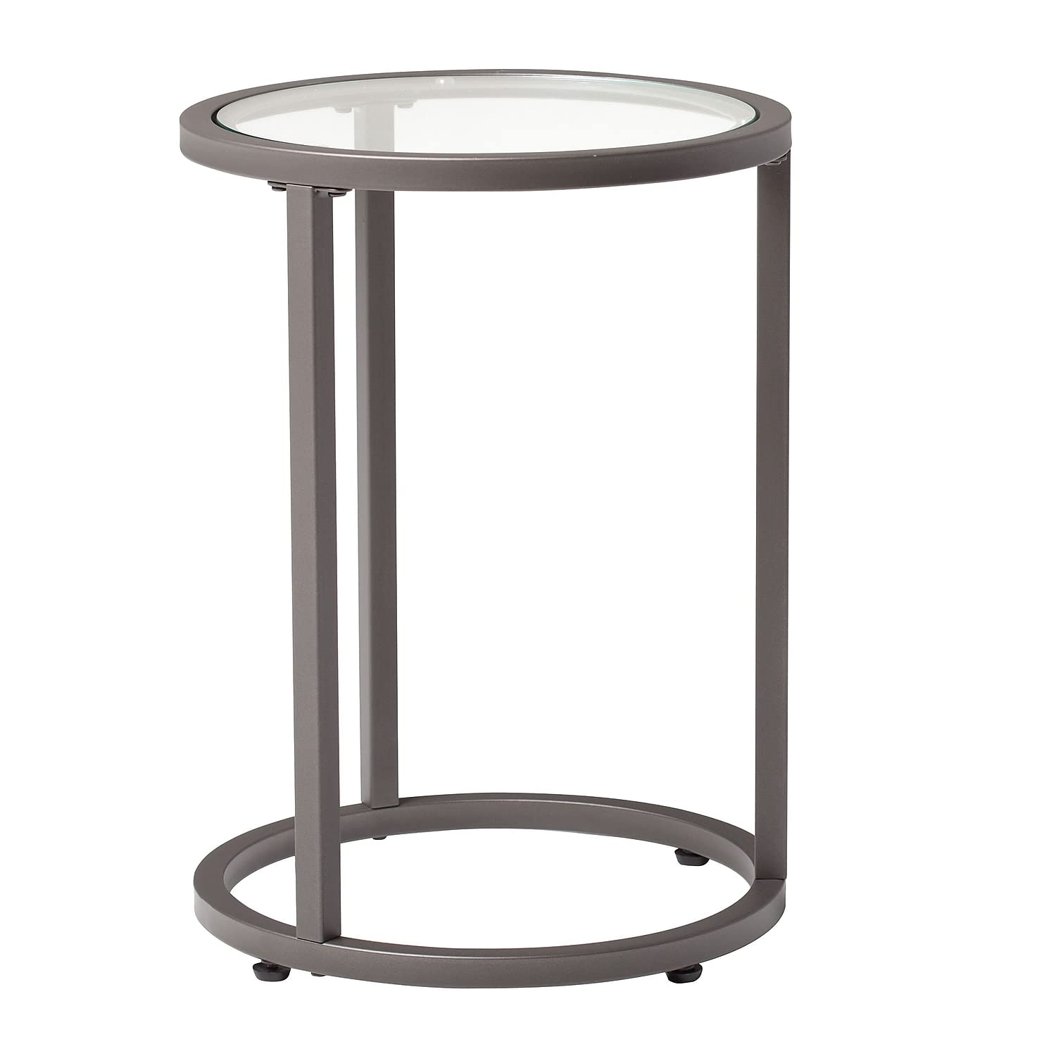 SD STUDIO DESIGNS 19.75 Inch Coffee Table - Modern End Table with Nesting Design for Living Room, Bedroom & Small Spaces - Perfect for Coffee, Books & Decor