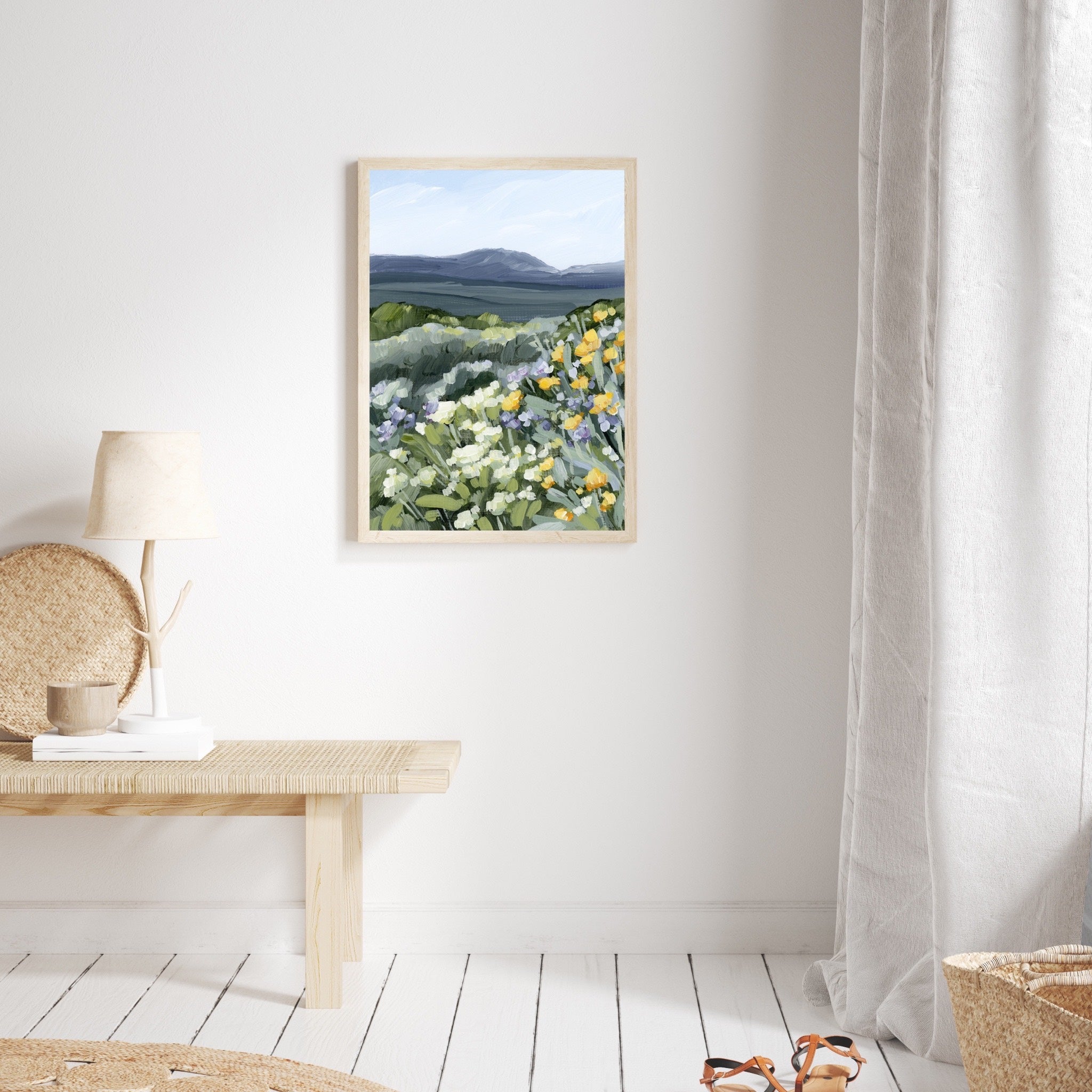 Buffalo Mountain Art Print - Stunning Landscape Wall Decor for Home, Office & Cabin - Perfect for Living Room, Bedroom & Study