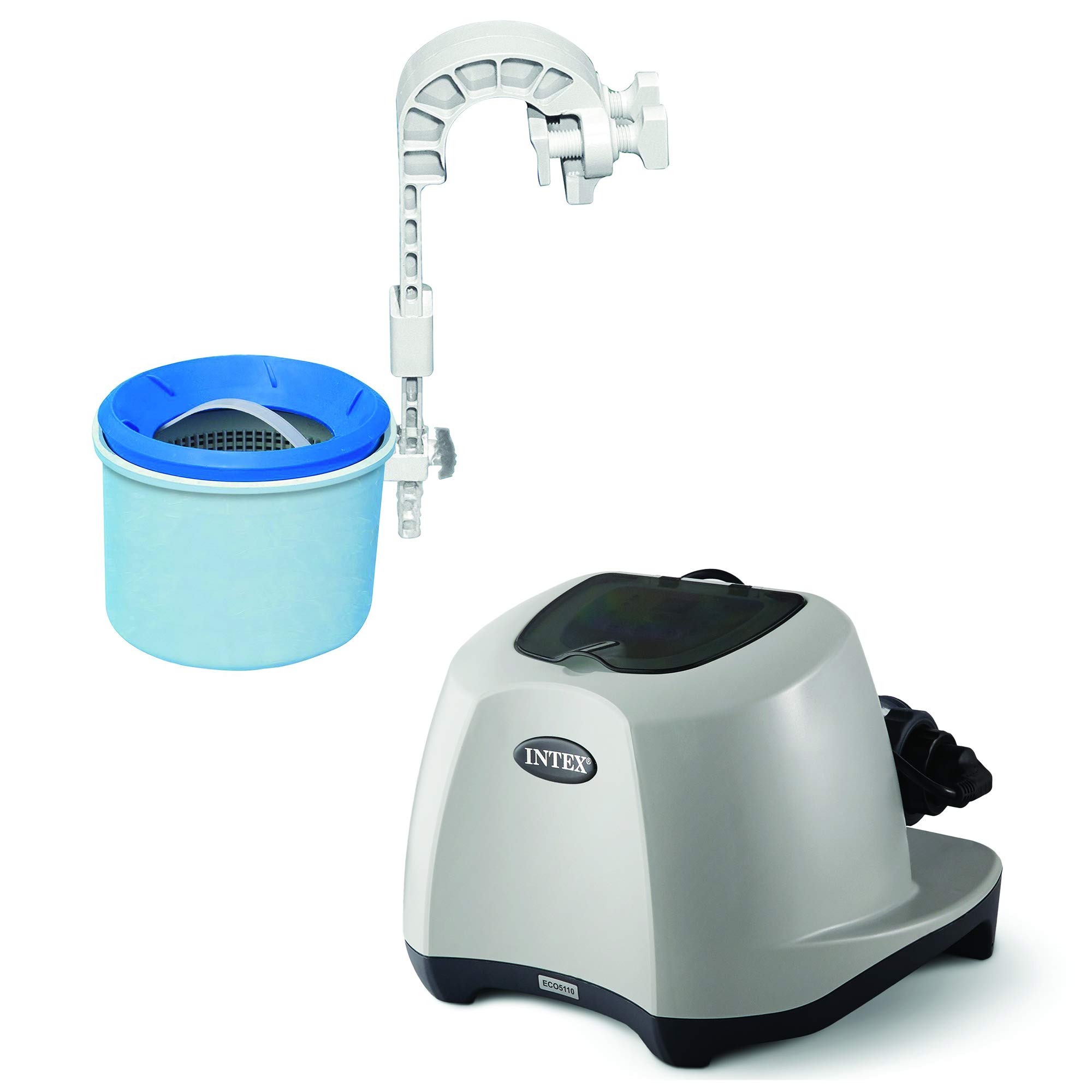 **Intex Krystal Clear Saltwater System for 7000 Gallon Above Ground Pool – Deluxe 800 GPH Wall-Mounted Automatic Skimmer – Easy Pool Maintenance for Clean & Clear Water**    *(Use Case: Perfect for keeping your above-ground swimming pool water clean and clear with minimal effort, ideal for backyard pools, family gatherings, and summer relaxation.)*