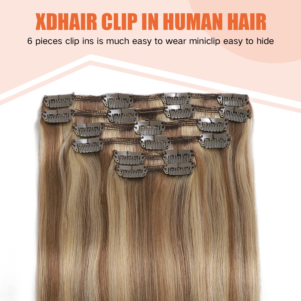 Silky Straight Clip-in Remy Human Hair Extensions for Women - 18 Inch Natural Black Hair Weft for Length & Volume - Perfect for Parties, Weddings & Daily Styling