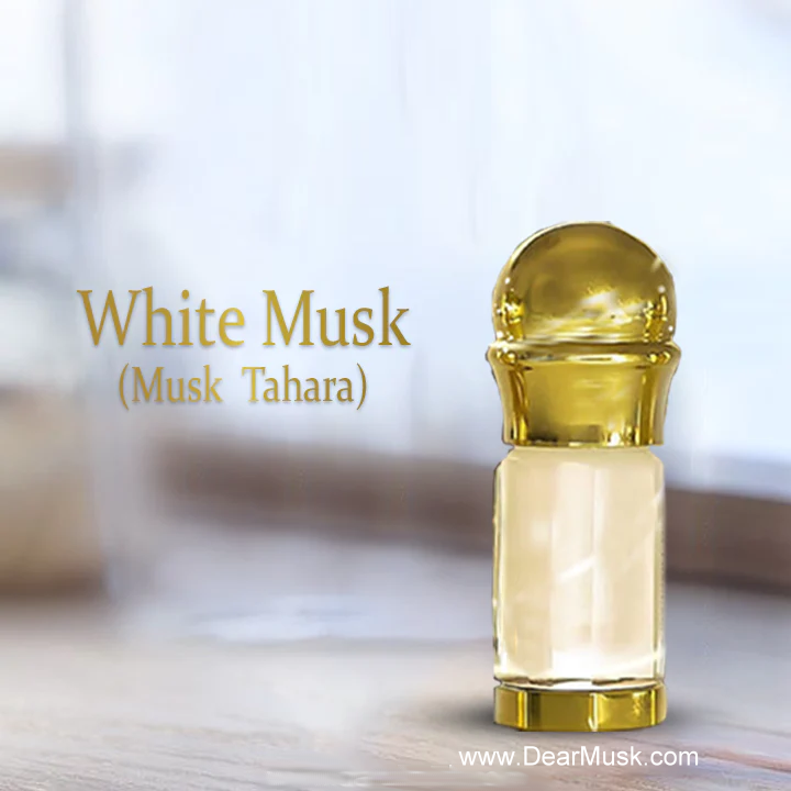 Premium White Musk Tahara Perfume Oil 12ml - Cool & Fresh Scent, Made in KSA | Unisex Fragrance for Daily Wear, Special Occasions & Gift Giving