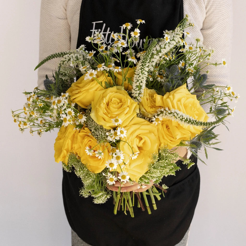 Boho Chic Flower Bouquet - Handmade Dried Floral Arrangement for Home Decor, Wedding Centerpieces & Bohemian Style Gifts
