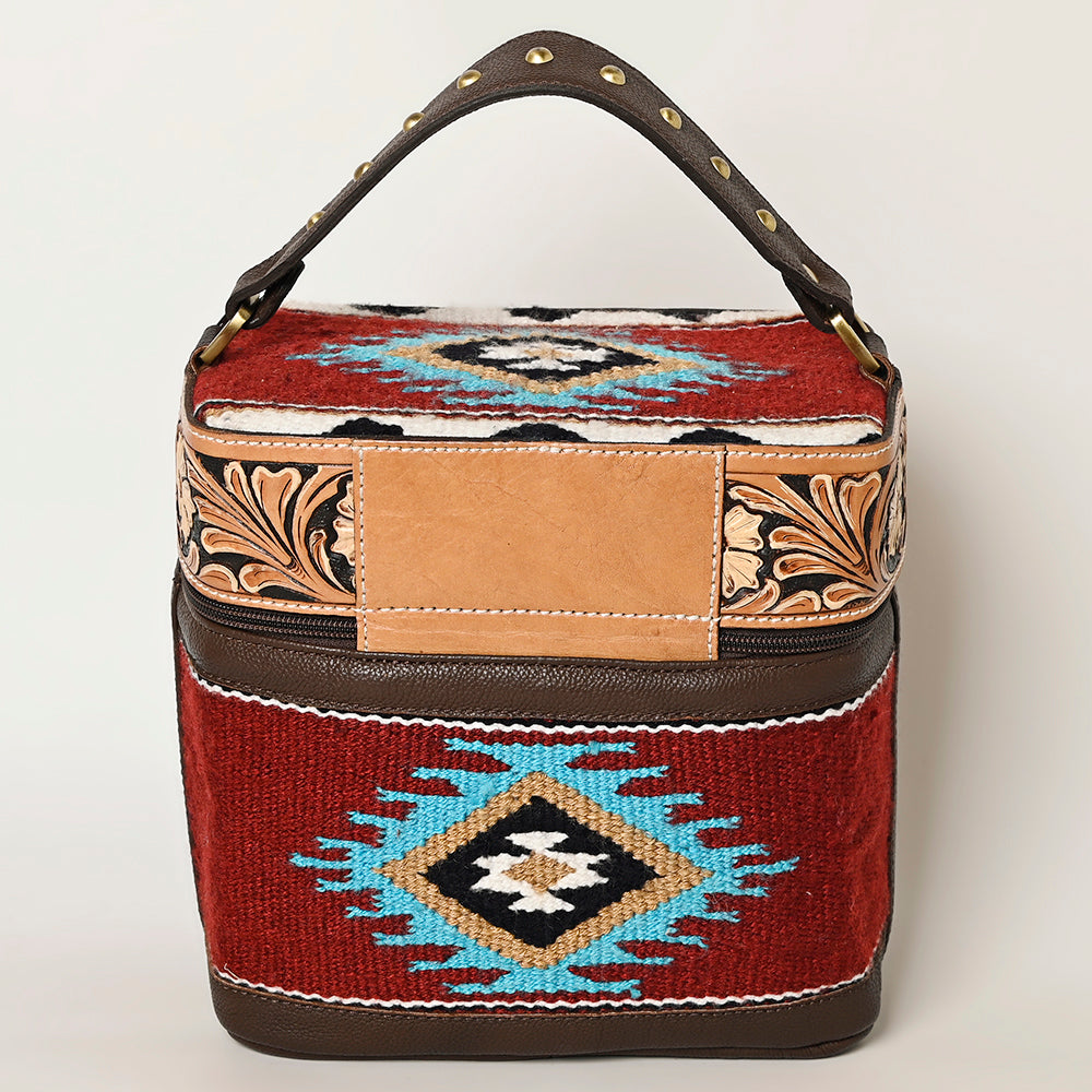 Genuine Leather Western Handbag for Women - American Darling Hand Tooled Saddle Blanket Purse | Stylish Cowgirl Crossbody Bag for Rodeo, Country Music Festivals & Everyday Use
