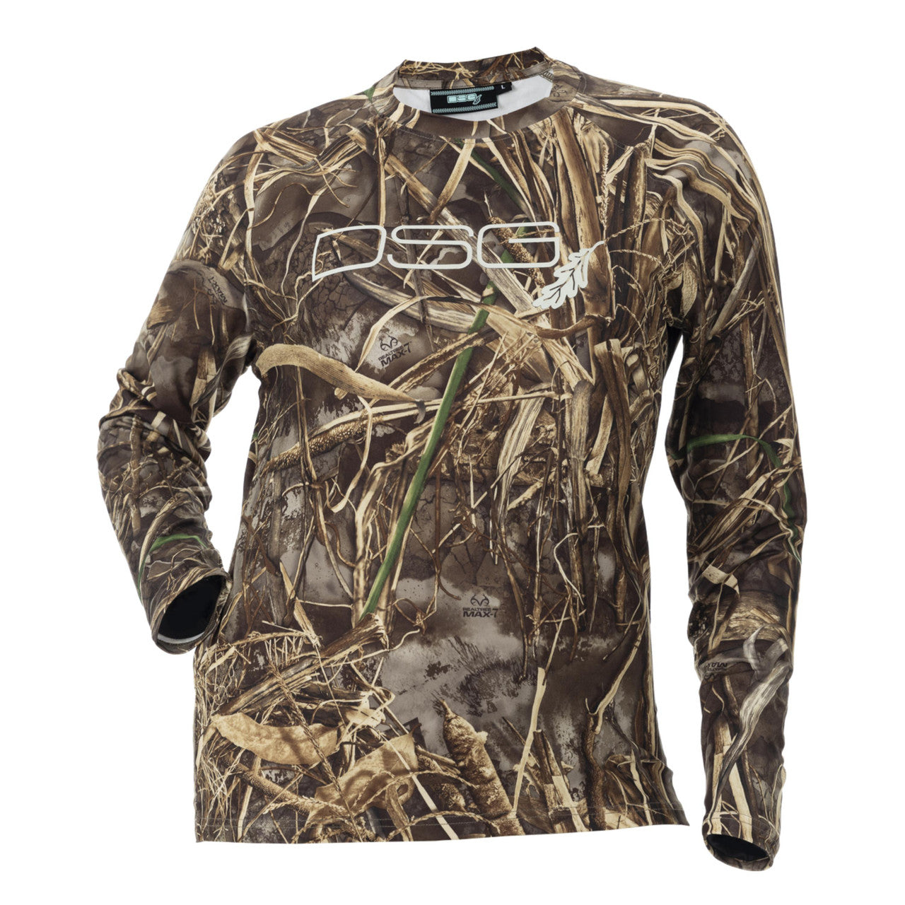 Men's Long Sleeve Camo Shirt UPF 50+ Sun Protection - Hunting, Fishing & Outdoor Activities | Lightweight Quick-Dry Performance Shirt for Camping & Hiking