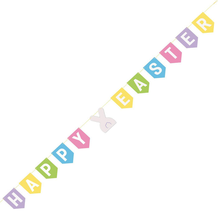 Easter Banner Decorations - Colorful Spring Party Banners for Easter Home Decor, Church Events & Outdoor Celebrations