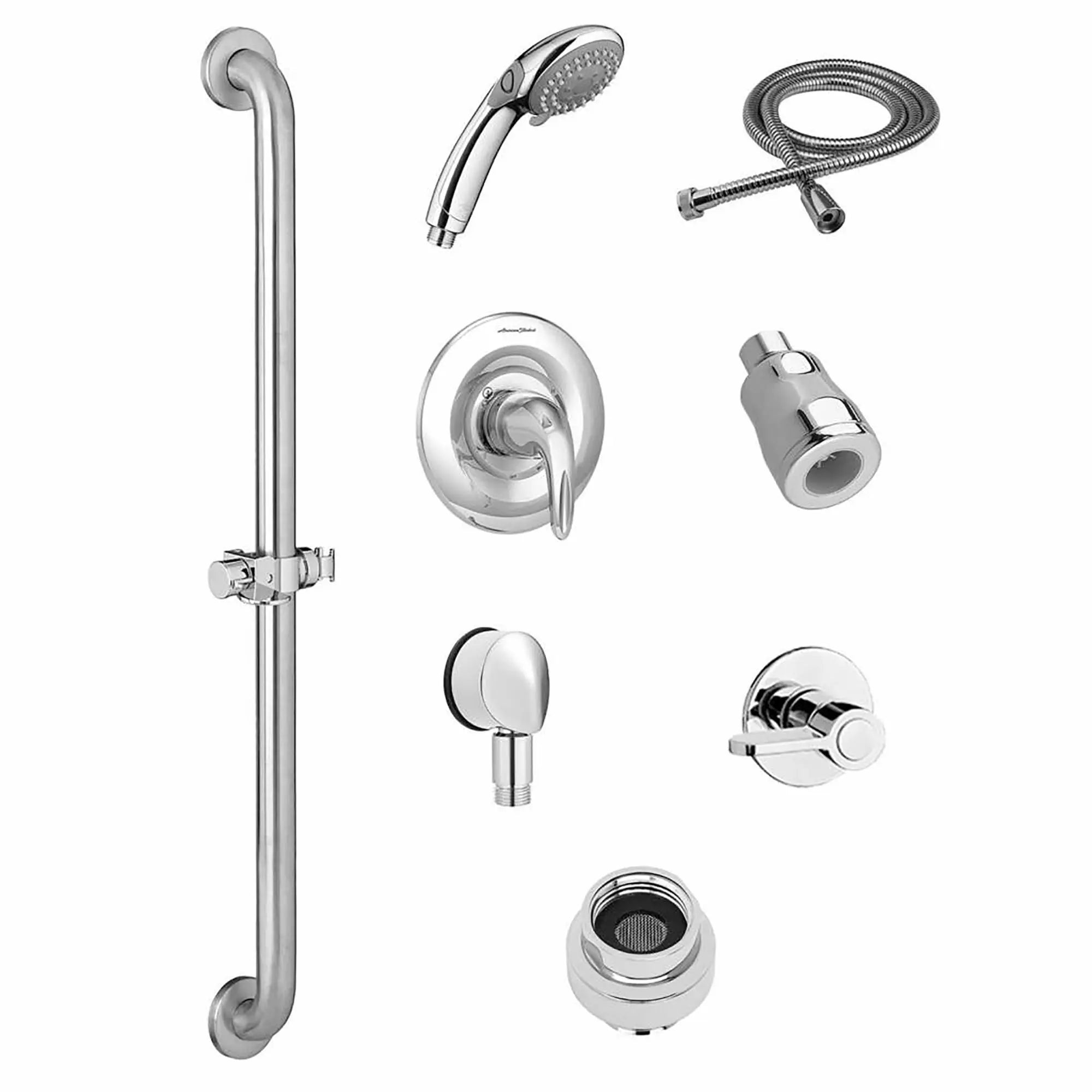 Commercial Shower System Trim Kit - 1.5 GPM/5.7 LPM Flow Rate with 36