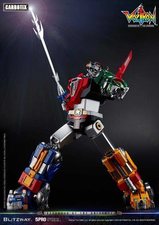 Blitzway Voltron: Defender of the Universe Carbotix Series Collectible Action Figure - Perfect for Display, Anime Fans & Sci-Fi Collectors