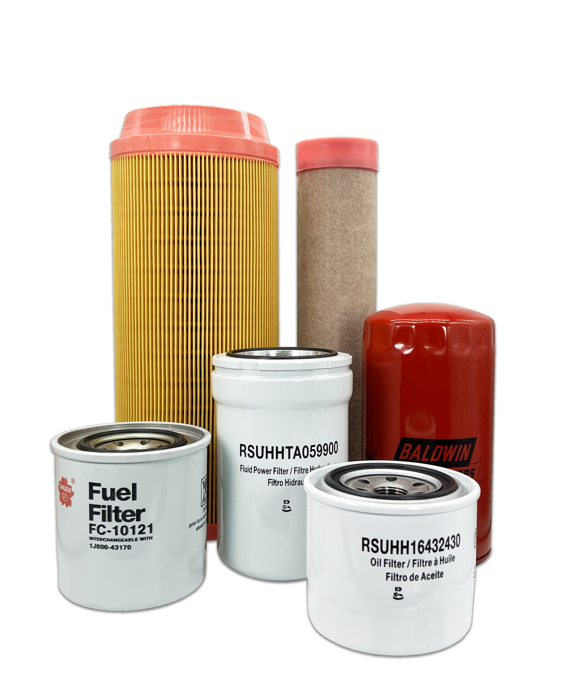 HERO® Maintenance Filter Kit for Kubota L4760HST Tractor - Oil, Fuel & Air Filters Replacement Set - Perfect for Tractor Maintenance & Farming Equipment Care
