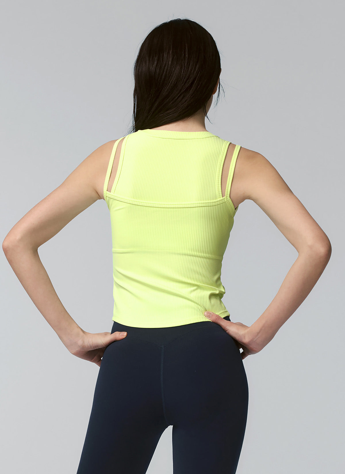 Soft Ribbed Layered Tank Top for Women - Comfortable Stretchy Casual Summer Tops - Perfect for Yoga, Beach, and Everyday Wear