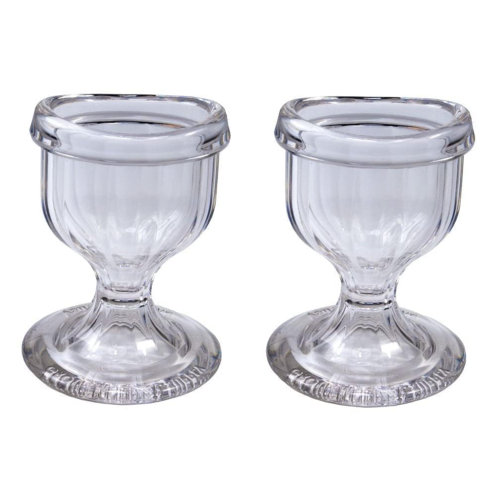 TOnourish Eye Wash Cup with Free Eye Exercise Guide - Pack of 2 (White Transparent) for Eye Care, Rinse, and Allergy Relief at Home or Travel