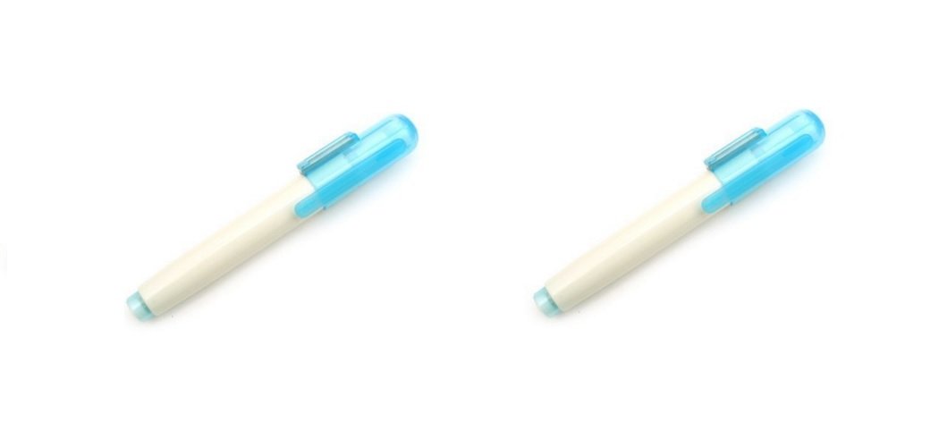 Rikagaku Dustless Chalk Holder (DC-CH) - 2 Pack Set for Teachers, Classrooms & Smooth Writing - Perfect for Whiteboards, Blackboards & Mess-Free Teaching