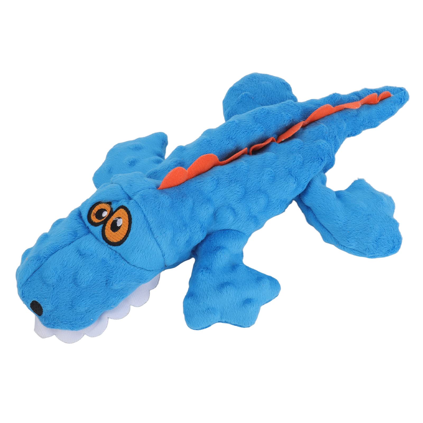 Durable Dinosaur-Shaped Dog Chew Toys with Squeaker - Soft Plush Stuffed Animal Chewing Toy for Small & Medium Dogs - Perfect for Teething Puppies & Playtime Fun