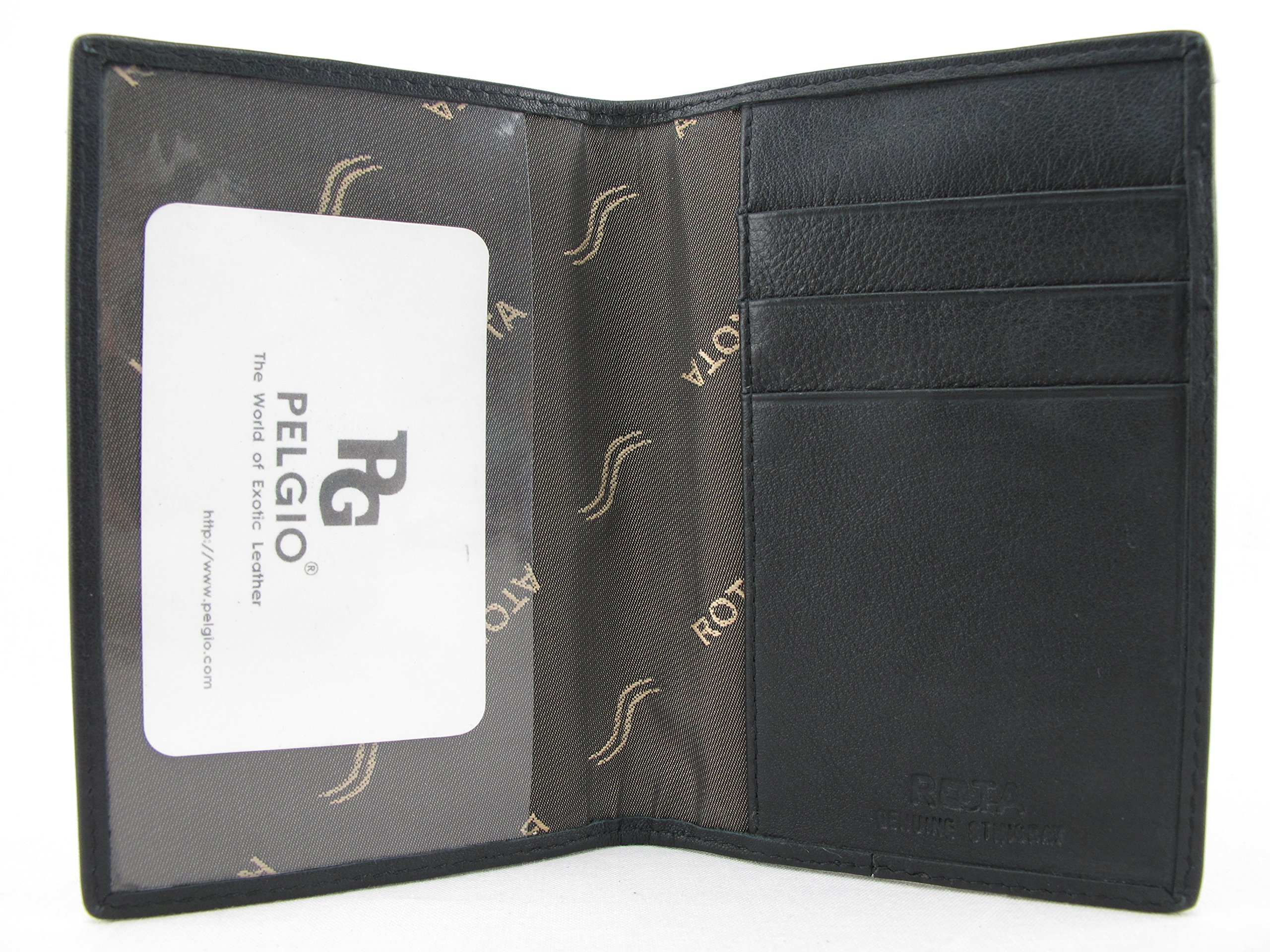 Genuine Stingray Skin Leather Passport Holder Wallet - Premium Travel Accessory for Men & Women - Perfect for Business Trips and Vacations
