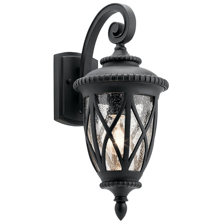 Admirals Cove Single Light Outdoor Wall Lantern - Weatherproof Exterior Sconce for Porch, Patio, Garden & Entryway Lighting