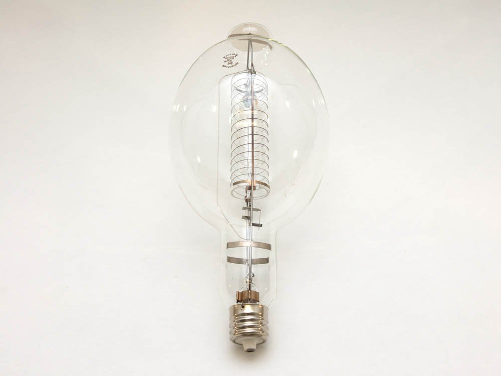 Philips 1000W BT56 Clear Metal Halide Bulb - High Intensity Discharge Light for Stadiums, Greenhouses & Warehouse Lighting