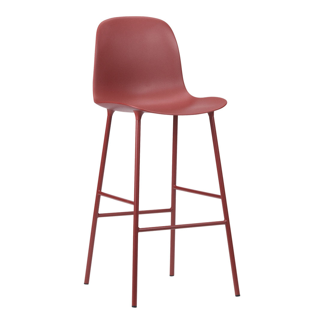 Simon Legald Form Bar Chair by Normann Copenhagen - Modern Scandinavian Bar Stool for Kitchen, Dining & Home Decor