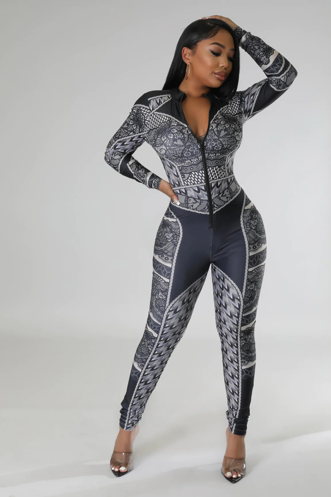 Vegas Nights Jumpsuit for Women - Sexy One Piece Romper with Pockets | Perfect for Night Out, Party, Club & Casino Outfits