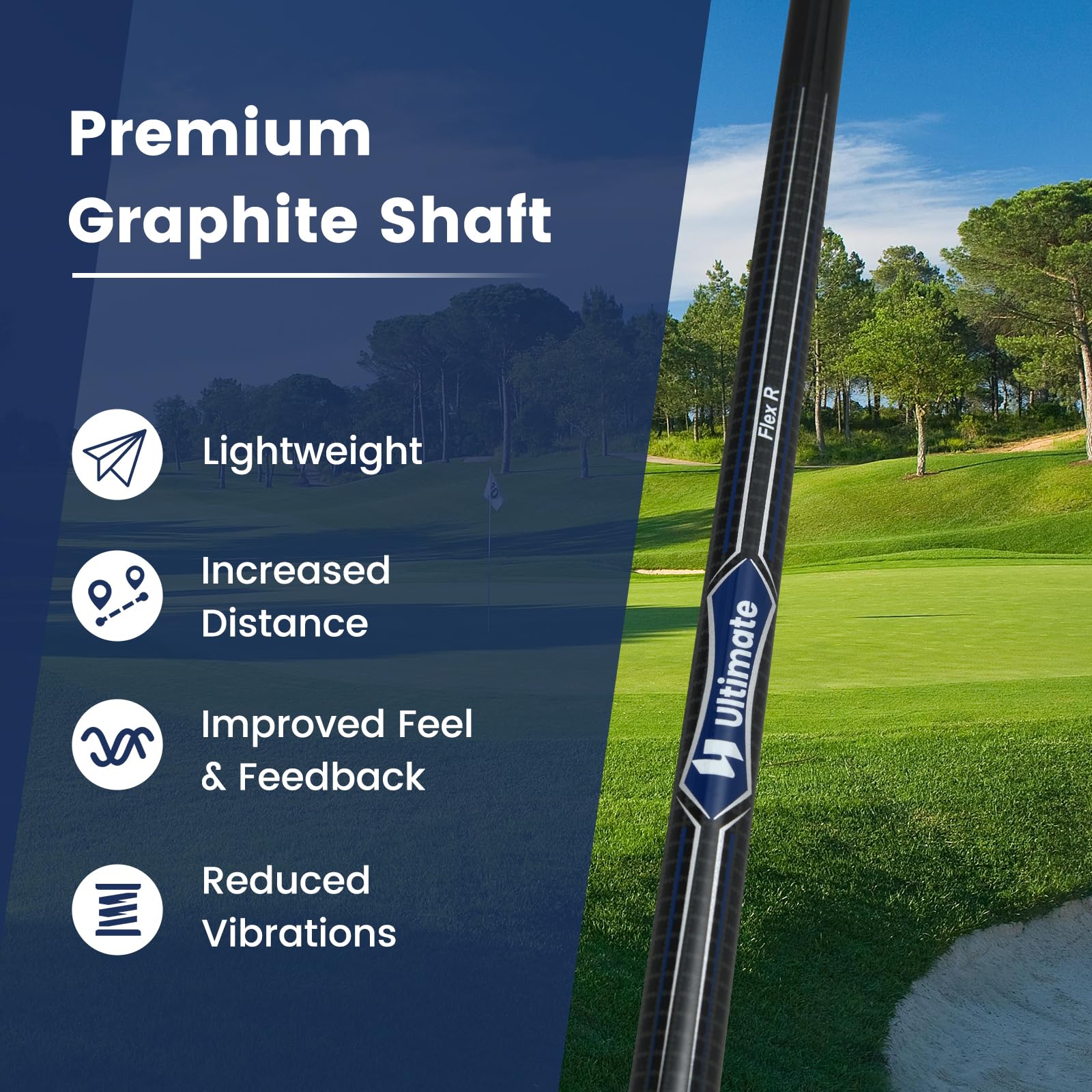 Tangkula 460CC Men's Golf Driver for Beginners - Right Handed 10.5° Aluminum Alloy Club with Graphite Shaft & Head Cover | Perfect for Practice, Driving Range & Course Play